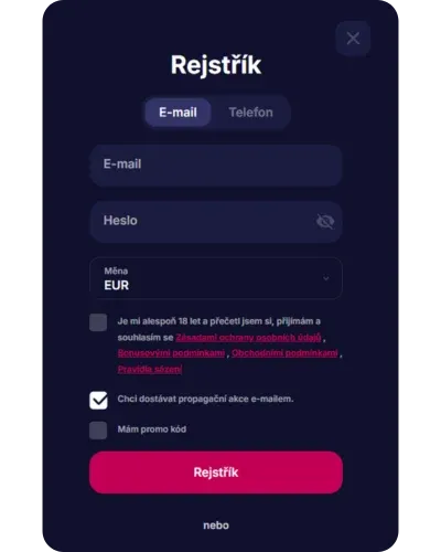 Registrace